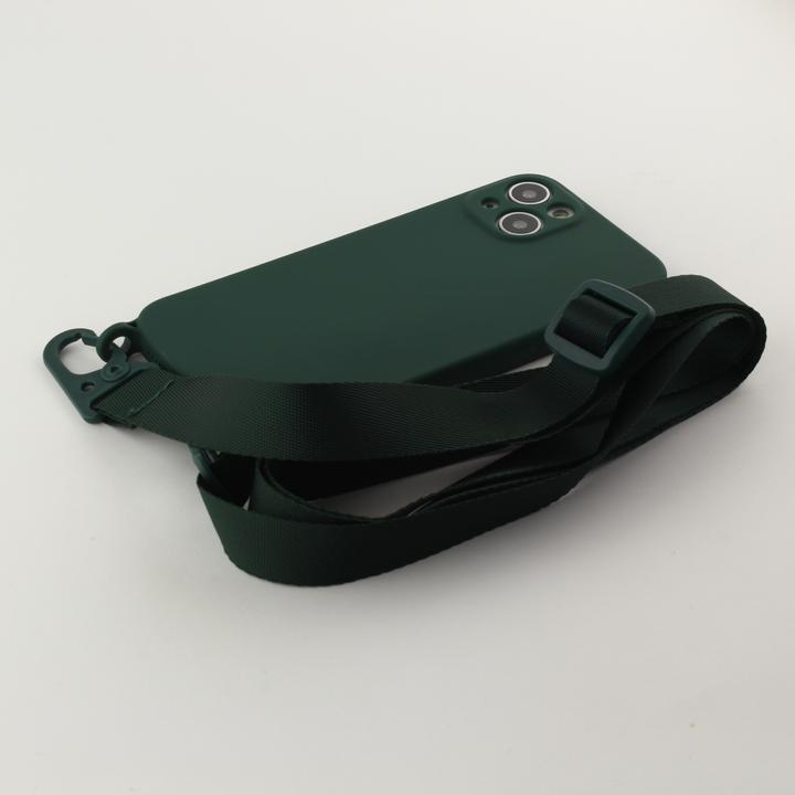 Produktbild PhoneLook Hülle Silikon mit Kordel und Haken (Apple iPhone 13 mini)