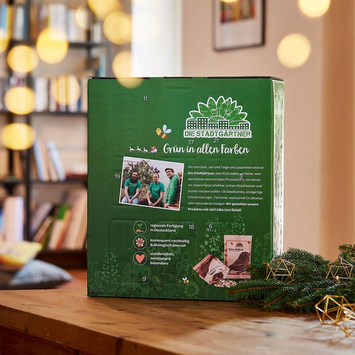 Actual product image Die Stadtgärtner Advent calendar city gardener nature experiences