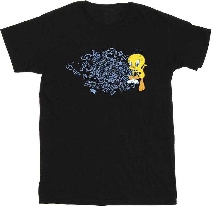Immagine prodotto Looney Tunes ACME Doodles Tweety Maglietta Uomo (XL)
