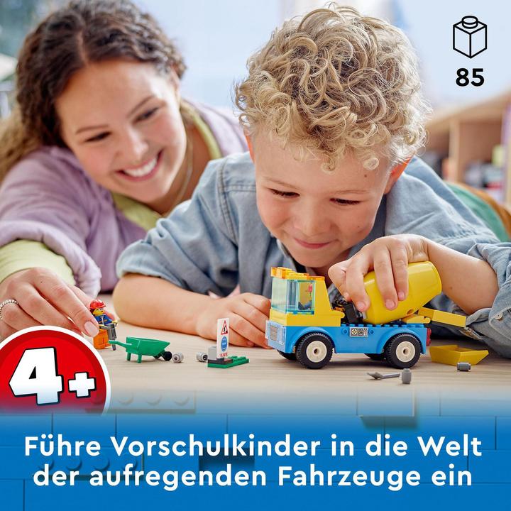 Produktbild LEGO Betonmischer (60325) (60325, LEGO City)