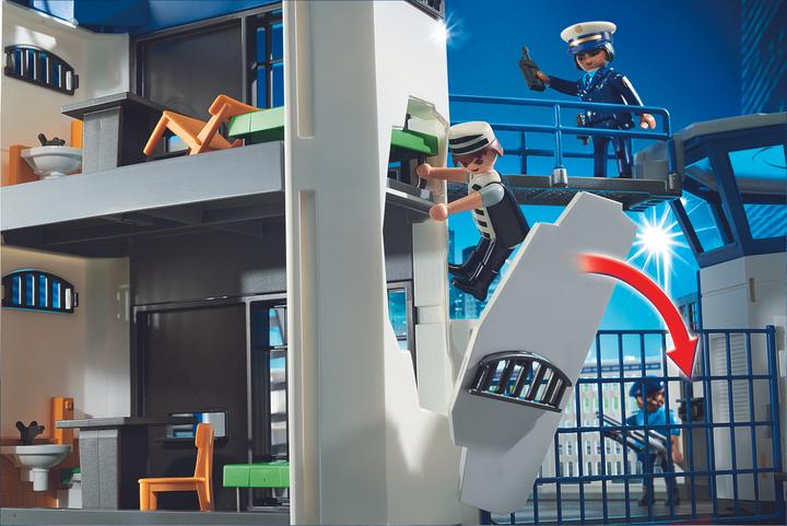 Immagine prodotto Playmobil Centro di comando della polizia internazionale con prigione (6919, Playmobil Città d'azione)