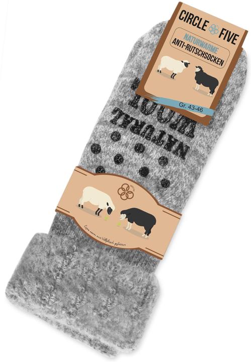 Image du produit Circle Five Chaussons d'hiver avec impression ABS - chaussettes en laine (Une unité par pack, 43 - 46)