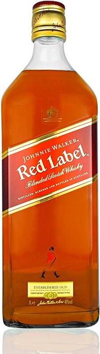 Image du produit Johnnie Walker Red Label (Whisky mélangé, Scotch Whisky, 1 x 300 cl)