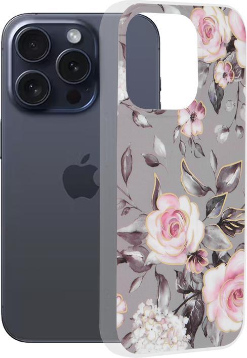Produktbild Techsuit - Marble Series - iPhone 15 Pro - Bloom of Ruth Gray (Apple iPhone 15 Pro)