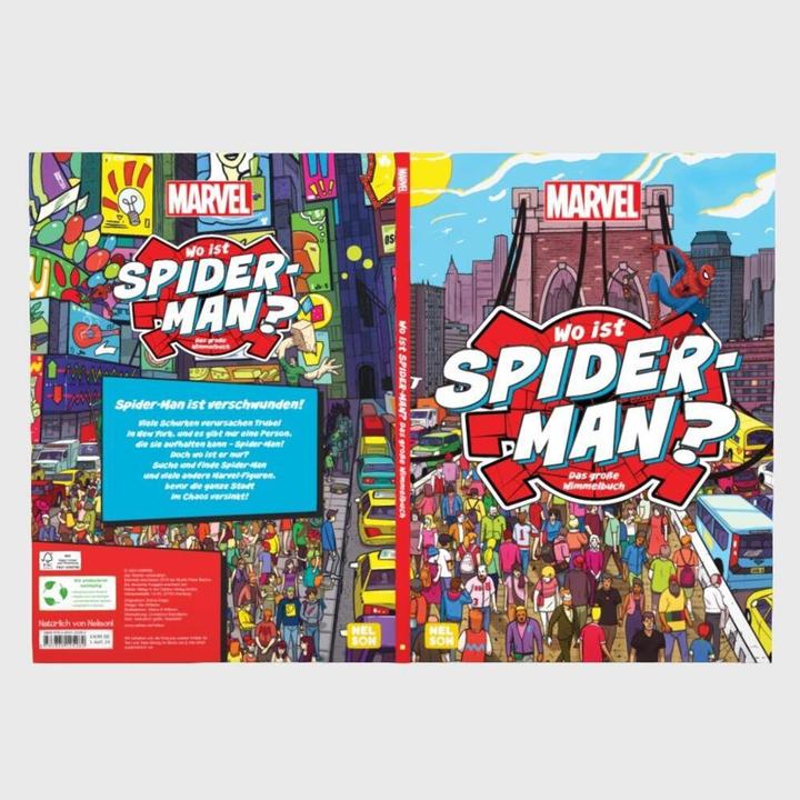 Produktbild Marvel: Wo ist Spider-Man? Das grosse Wimmelbuch (Deutsch, Marvel, Constanze Steindamm, 2024)
