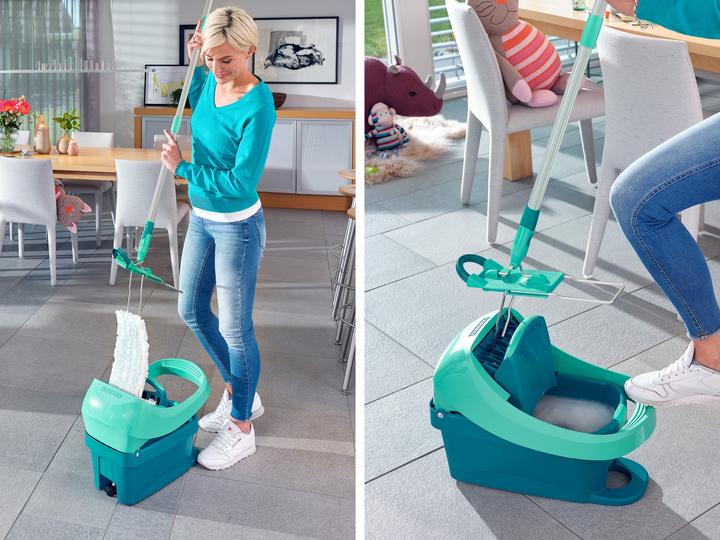 Produktbild Leifheit Set Wischtuchpresse Profi XL mit Rollen und Bodenwischer (1 Stk.)