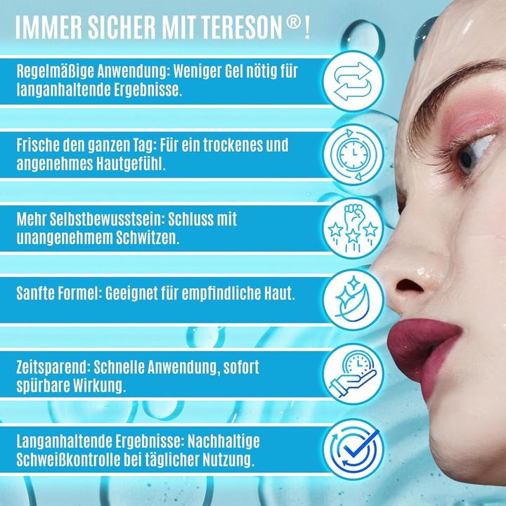 Actual product image Tereson Antiperspirant gel, for facial sweating, 50 ml (Spray, 50 ml)