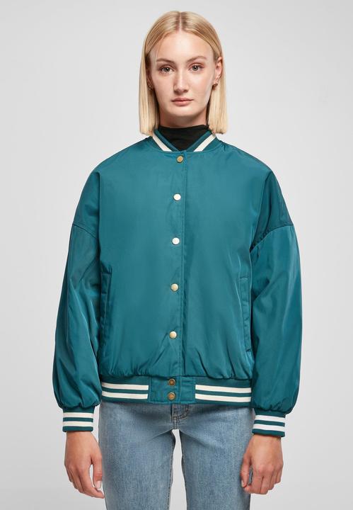 Actual product image Urban Classics Ladies Oversized Recycled College Jacket - 20391 (5XL)