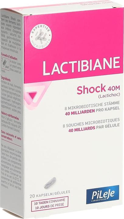 Immagine prodotto Lactibiane Shock 40M (20 Pezzo/i, Pillole, 9 g)
