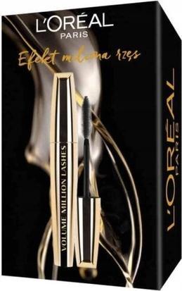 Produktbild L'Oréal Paris L'OREAL SET Volume Million Lashes Black tusz do rzęs 11ml + Skin Expert płyn micelarny 400ml (11 ml)