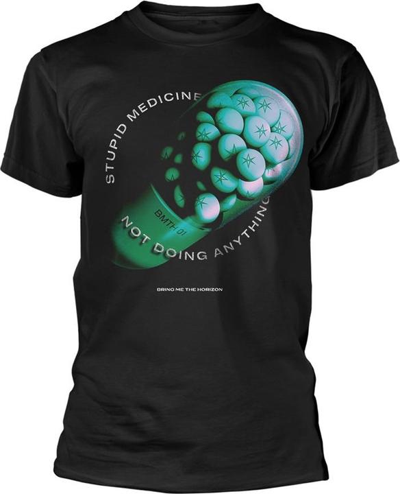 Produktbild Bring Me The Horizon Stupid Medicine Männer T-Shirt schwarz S 100% Baumwolle Band-Merch, Bands (S)