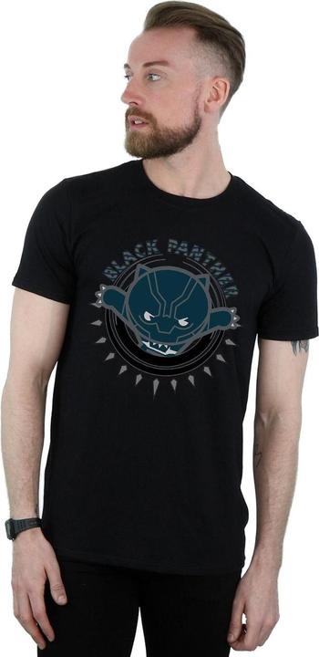 Immagine prodotto Kawaii Black Panther Pounce Maglietta Uomo (XXL)