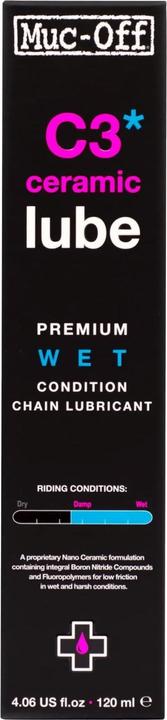 Produktbild Muc-Off C3 Wet Ceramic Lube (120 ml, Kettenöl)