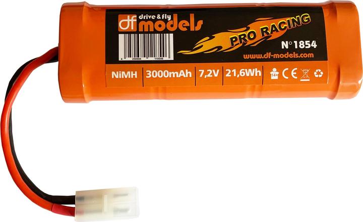 Immagine prodotto DF-Models Racing Pack NiMh 7,2V 3000mAh Tamiya (7.20 V, 3000 mAh)