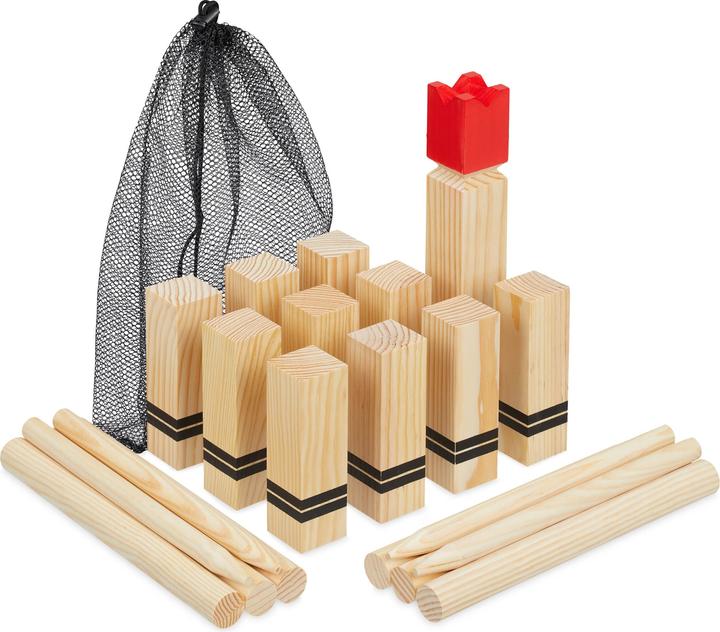 Actual product image Relaxdays 22-piece Viking Game (21 x, 310 mm)