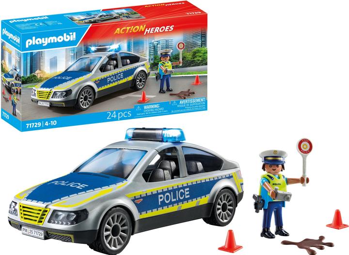 Image du produit Playmobil Voiture de patrouille de la police (71729, Playmobil Action Heroes)