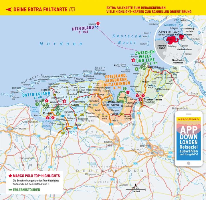 Produktbild Reiseführer Ostfriesland, Nordseeküste Niedersachsen, Helgoland (Deutsch, Klaus Bötig, Maria Berentzen, 2023)