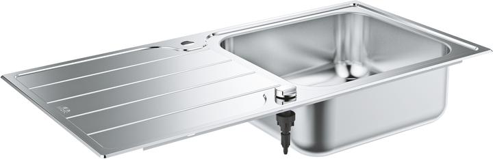 Immagine prodotto Grohe Lavello in acciaio inox K500 con sgocciolatoio (Lavandino montato in alto, 50 cm, 100 cm)