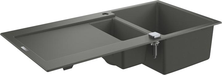 Grohe K500 Kompositspüle mit Abtropffläche (Aufsatzspülbecken, 50 cm, 100 cm)