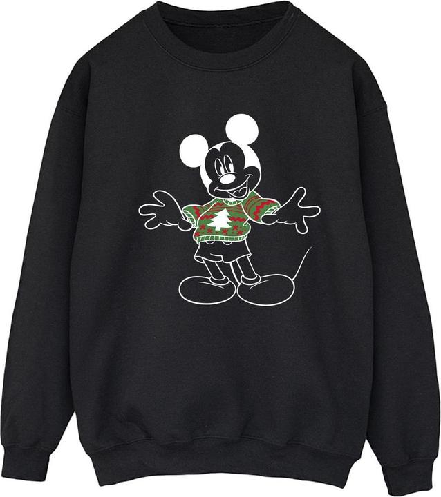 Disney Mickey Mouse Xmas Jumper Sweatshirt (M)