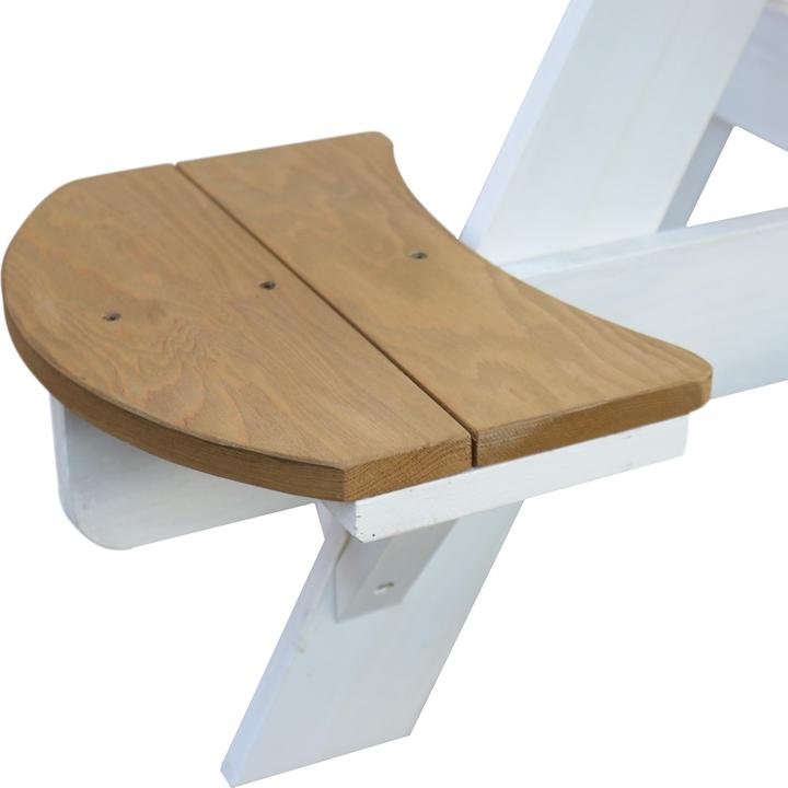 Produktbild Axi UFO Picknicktisch Rund Braun/Weiss
