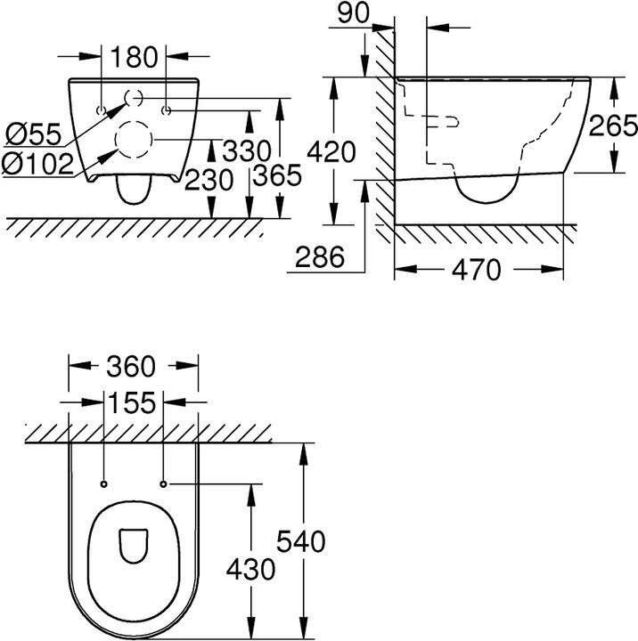 Immagine prodotto Grohe WC sospeso Essence