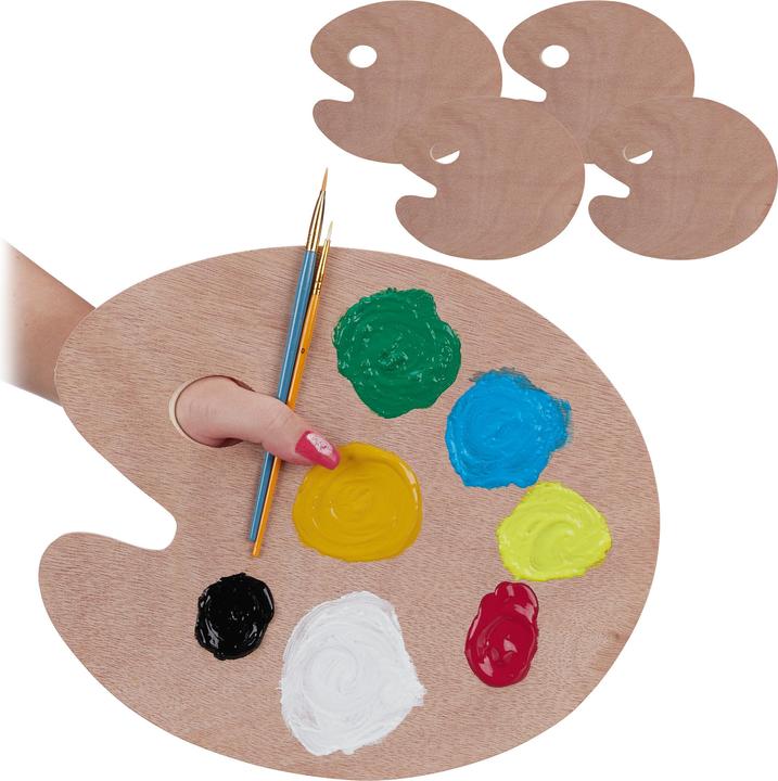 Image du produit Relaxdays 5x palettes-peinture