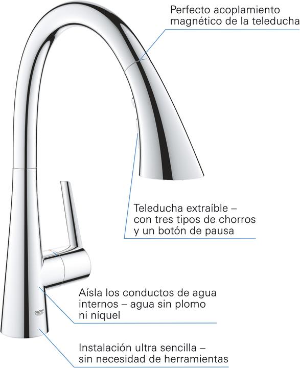 Image du produit Grohe Zedra Mitigeur monocommande pour évier