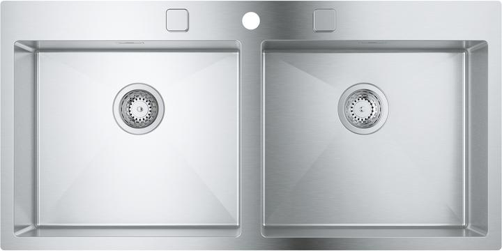 Actual product image Grohe K800 stainless steel sink (49.50 cm, 100.90 cm)