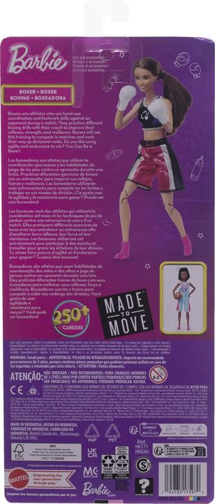 Image du produit Barbie Poupée boxeuse Made to Move