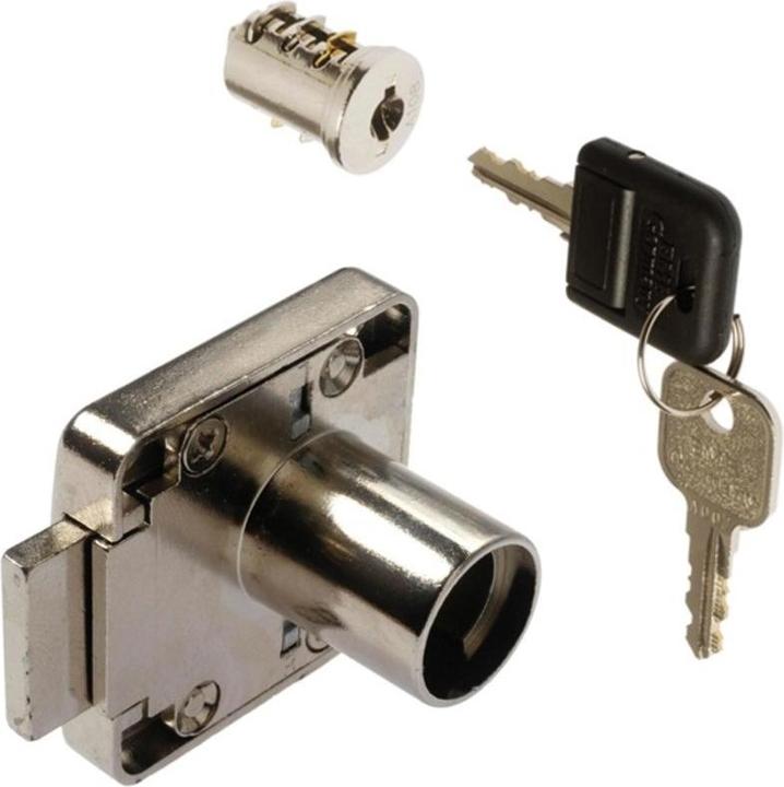 Image du produit BMB Serrure à visser, dimension de broche 25 mm, fermeture identique à gauche et à droite