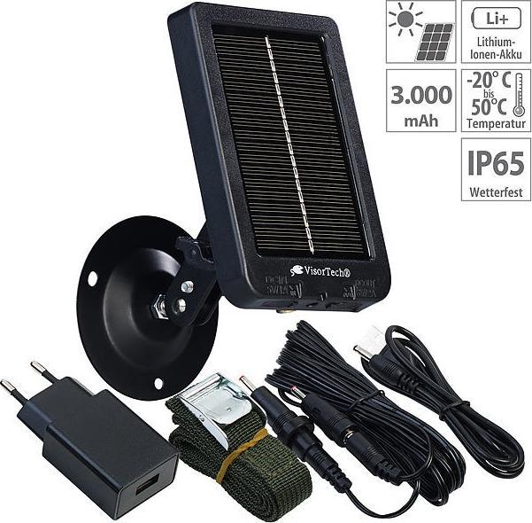 Produktbild VisorTech Mobiles Akku-Solarpanel für Wildkameras