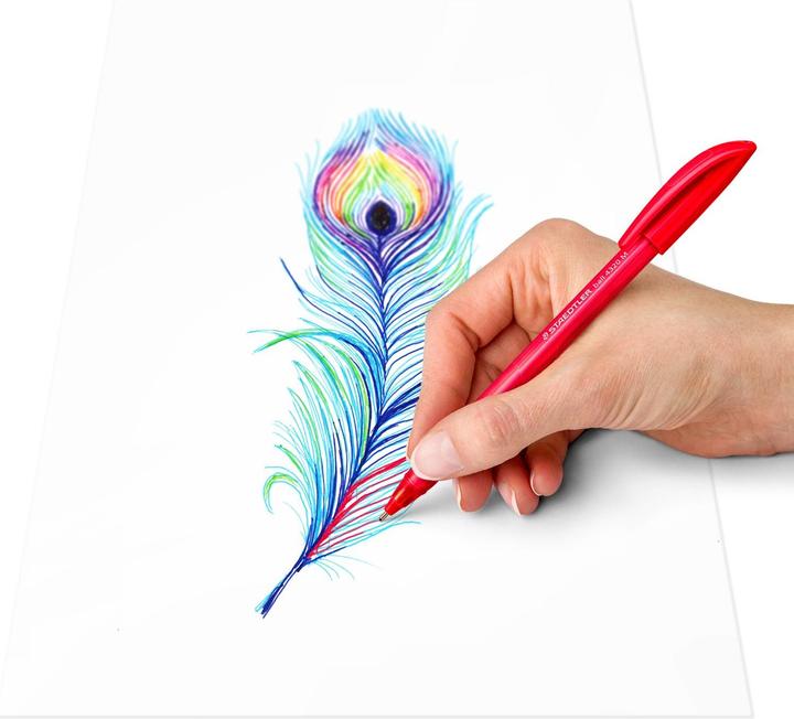 Actual product image Staedtler Biros 50 pieces multicoloured (Mixed colours, 50 x)