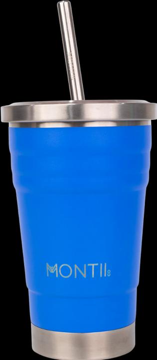 Image du produit MontiiCo Mini Smoothie Cup isolé - Gobelet avec paille, blueberry (0.28 l)