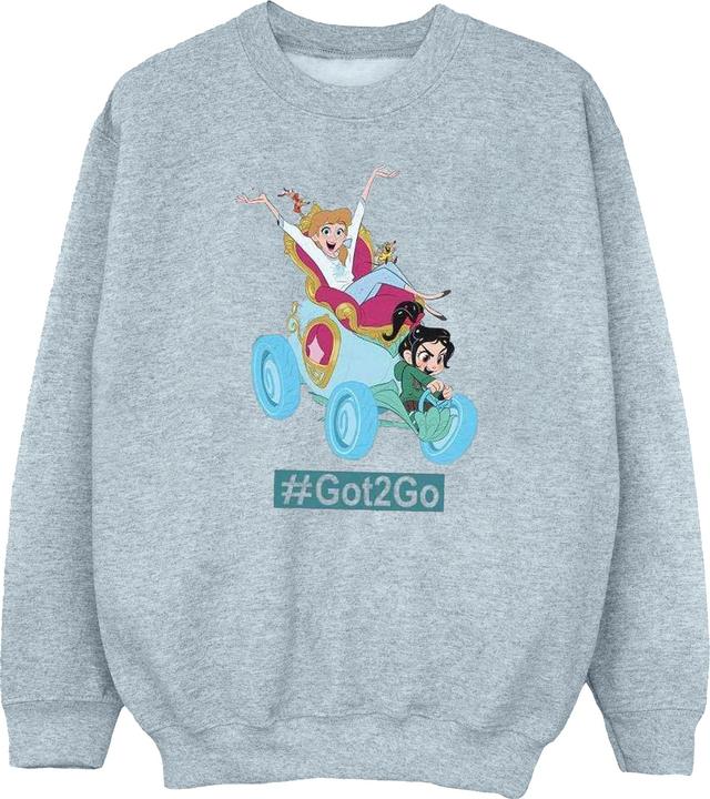 Produktbild Disney Wreck It Ralph Cinderella And Vanellope Sweatshirt Mädchen (140, 146)