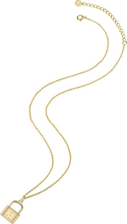 Produktbild Glanzstücke München Damen Schloss Sterling Silber gelbgold 40,0 cm Basiskette + 5,0 cm Verlängerung - 11850 (Sterling Silber, 40 - 45 cm)