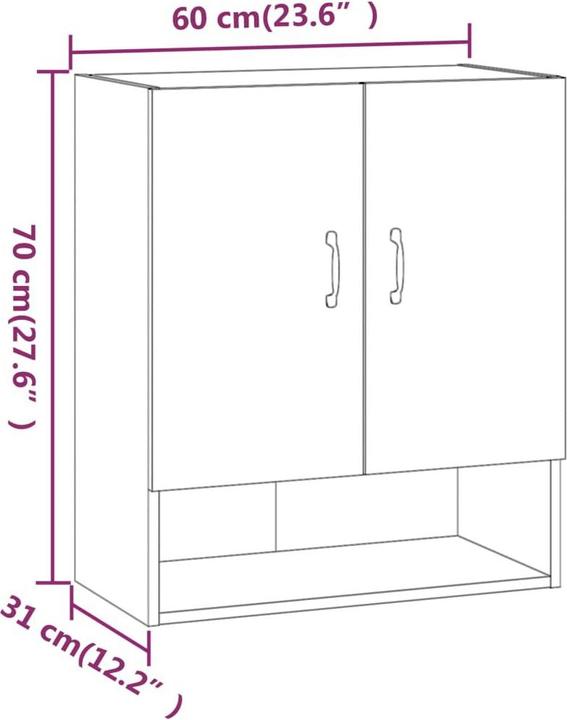 Produktbild VidaXL Web (60 x 31 x 70 cm)