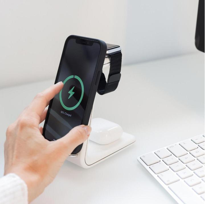 Actual product image Andi be free 3-in-1 wireless charging station (18 W)