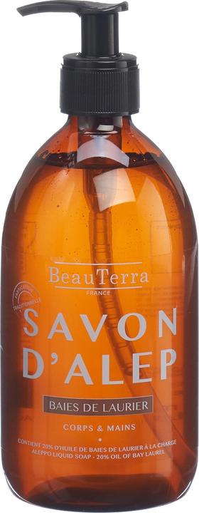 Image du produit BeauTerra savon liquide d'alep (Savon liquide, 500 ml)