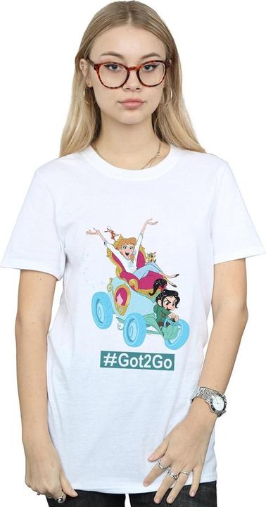 Immagine prodotto Disney Wreck It Ralph Cinderella And Vanellope Maglietta Ampia Donna (XL)