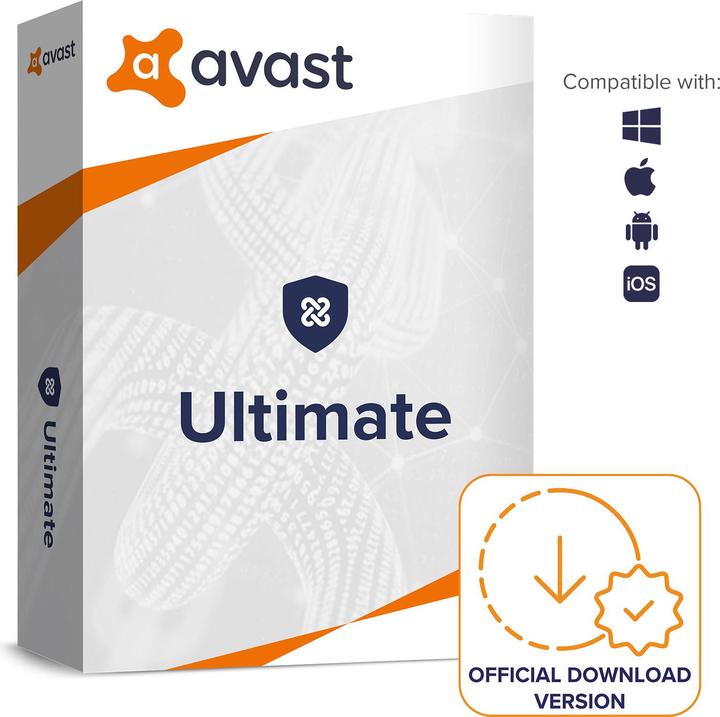Actual product image Avast Ultimate (10 User, 10 Devices/Users, 12 months)