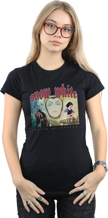 Actual product image Disney Womens/Ladies Snow White And Queen Grimhilde Cotton T-Shirt (XL)