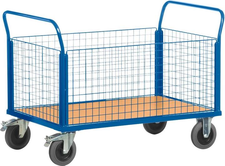 Actual product image Rollcart Parcel trolley 02-6118 blue 80.0 x 137.0 x 99.0 cm (600 kg)