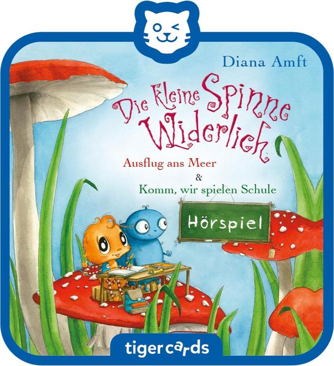 Produktbild Tigermedia tigercard - Die kleine Spinne Widerlich - Zwei Geschichten (Ausflug ans Meer & Komm, wir spielen Sch