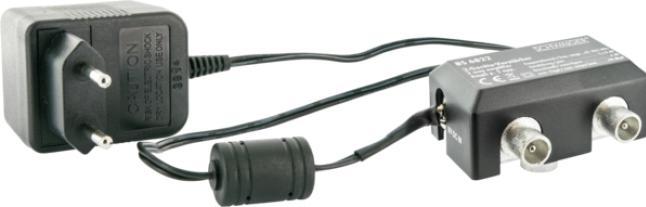 Actual product image Schwaiger Two device amplifier 8 dB /Silver (Amplifier)