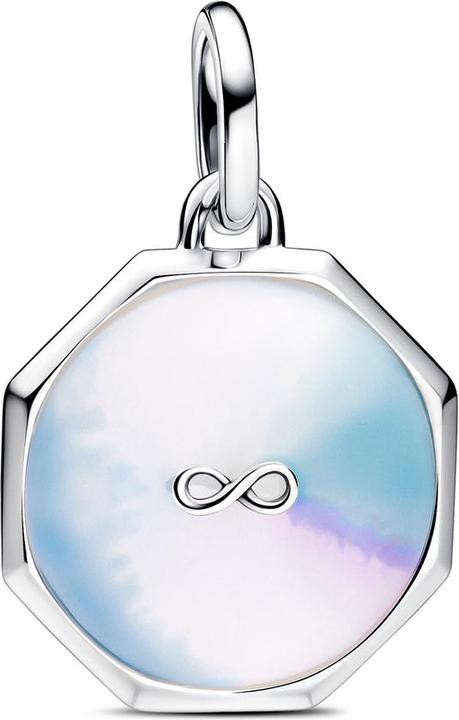 Actual product image Pandora ME Infinity Medallion Charm (Silver 925, Enamel)