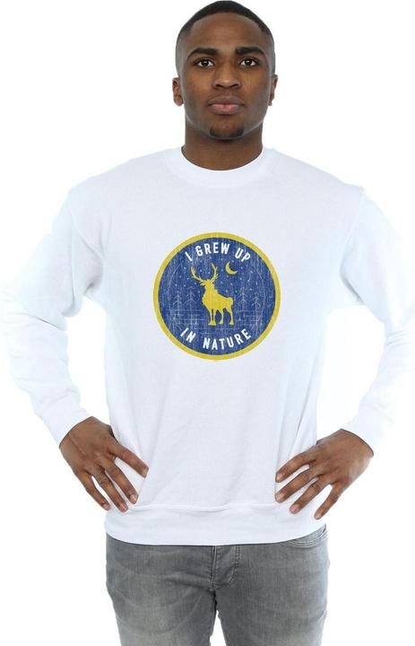 Actual product image Disney Mens Frozen 2 Sven I Grew Up In Nature Sweatshirt (XXL)