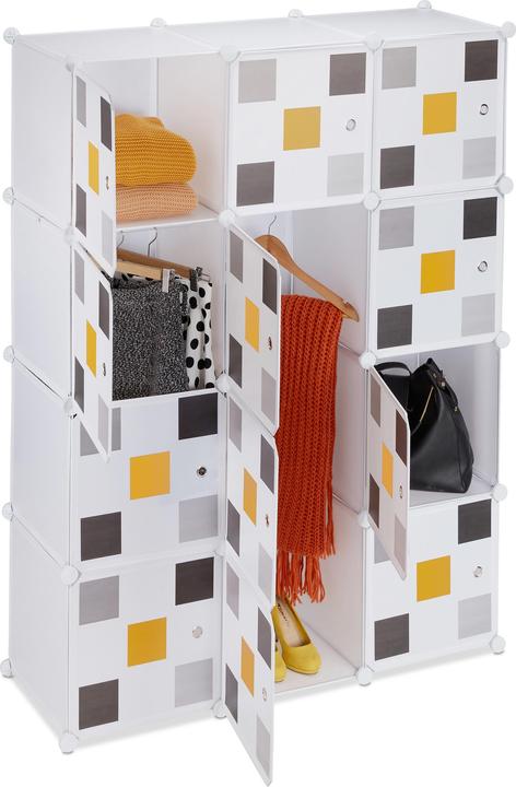 Immagine prodotto Relaxdays Scaffale componibile (110 x 37 x 145 cm)