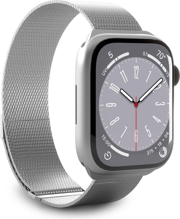 Puro Cinturino a maglia milanese per Apple Watch 42-44-45-49 mm (42 mm, 44 mm, 45 mm, 49 mm, Acciaio inossidabile, Apple Watch Series 1, Apple Watch Series 2, Apple Watch Series 3, Apple Watch Serie 4, Apple Watch Serie 5, Apple Watch Ultra, Apple Watch Ultra 2, Apple Watch Serie 6, Apple Watch Series 7, Apple Watch Series 8, Apple Watch Series 9, Apple Watch SE)