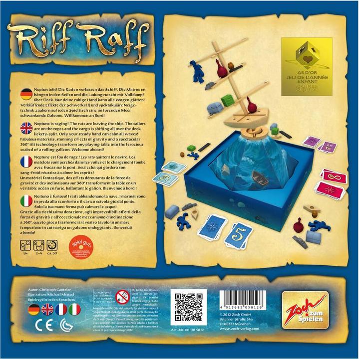 Actual product image Zoch Riff Raff (German, French)